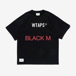 WTAPS 2024SS SIGN SS TEE BLACK Mサイズ(Tシャツ/カットソー(半袖/袖なし))