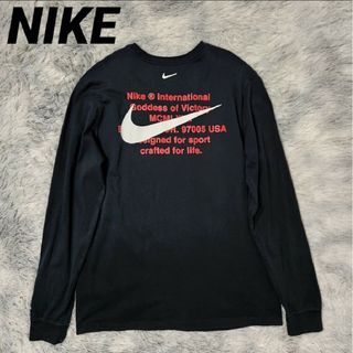 ナイキ(NIKE)のNIKE SWOOSH L/S TEE スウォッシュ ロングスリーブ コットン(Tシャツ/カットソー(七分/長袖))