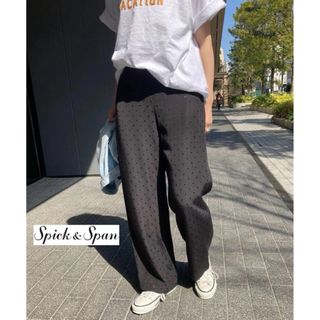 Spick & Span - Spick & Span  ドットジャガードイージーパンツ サイズ 38