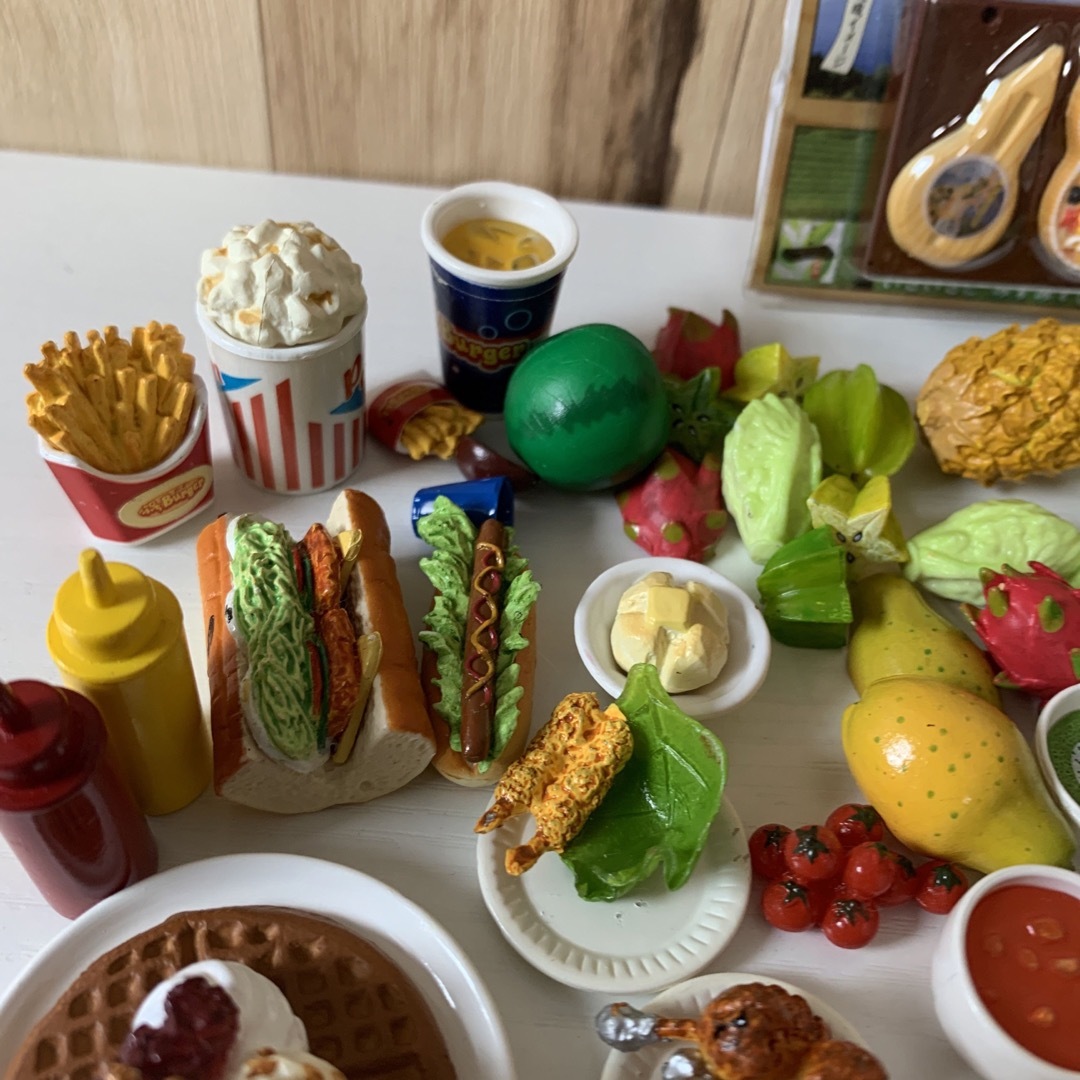 ミニチュア食品　食品サンプル　ドールハウス　和食　リーメント　ミニチュアフード ハンドメイドのおもちゃ(ミニチュア)の商品写真