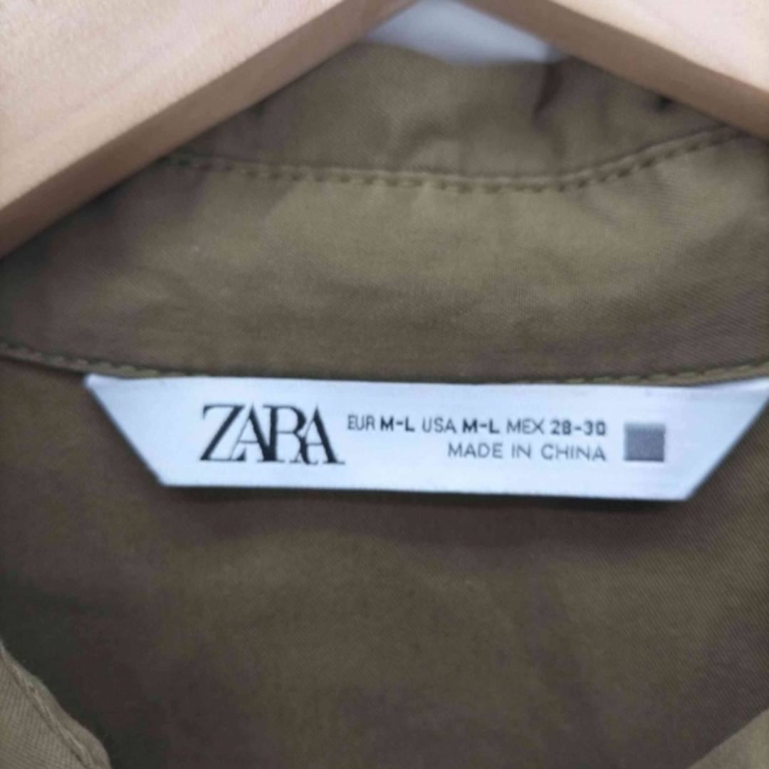 ZARA(ザラ)のZARA(ザラ) ナイロン ドッキング シャツワンピース レディース ワンピース レディースのワンピース(その他)の商品写真