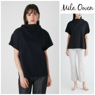 ミラオーウェン(Mila Owen)のMila Owen  ハイネックデザインカットソーTシャツ 2023SS(Tシャツ/カットソー(半袖/袖なし))