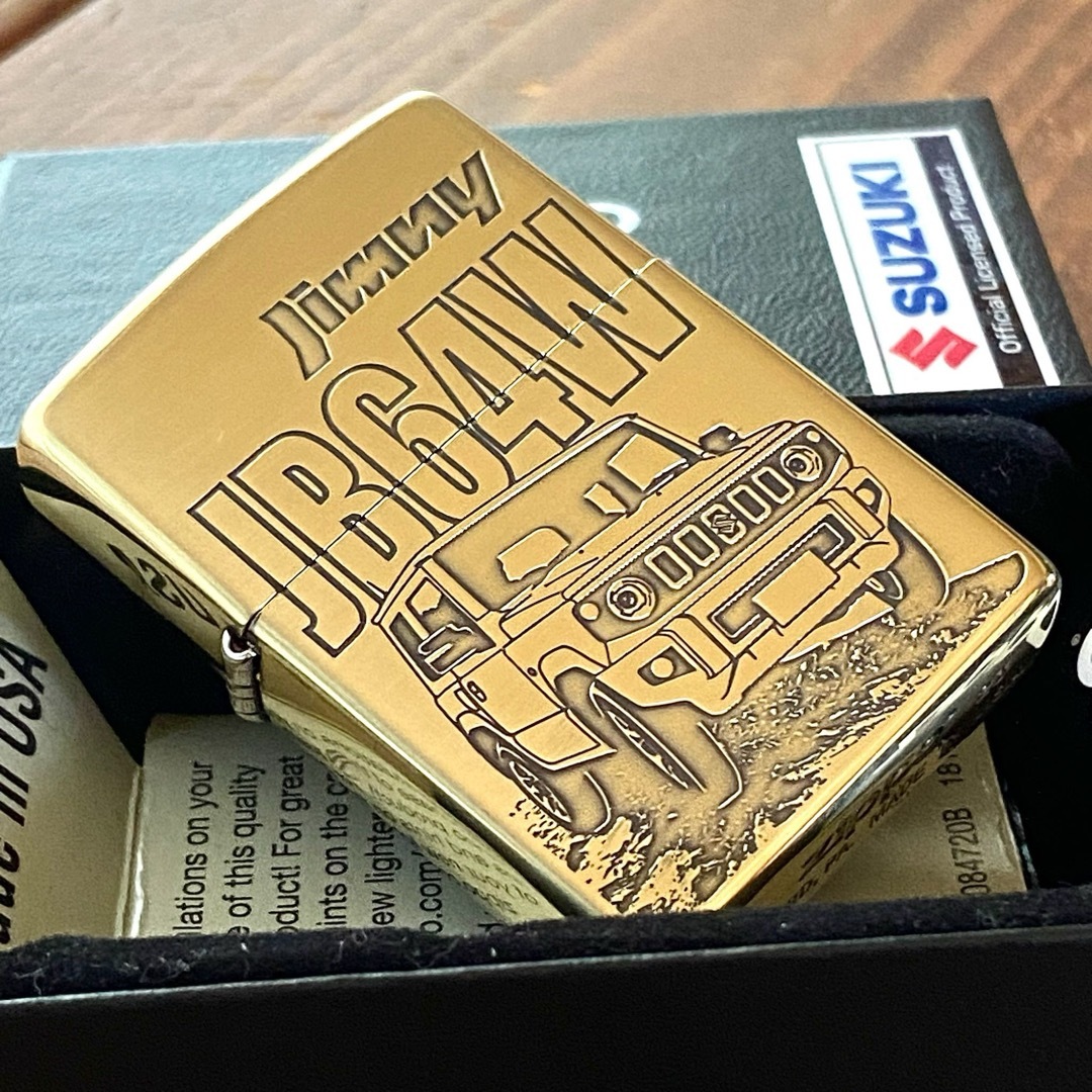 ZIPPO(ジッポー)のZippo ジムニー JB64W ブラスイブシ ジッポー オイルライター メンズのファッション小物(タバコグッズ)の商品写真