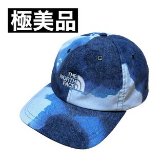 シュプリーム(Supreme)の【極美品】シュプリーム ノースフェイス キャップ デニム ブリーチ 21AW(キャップ)