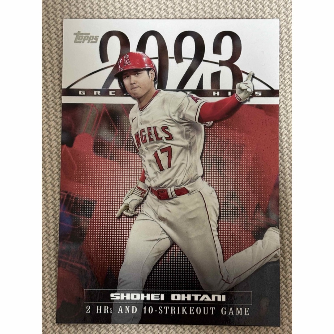 Topps(トップス)の大谷翔平　MLB Topps Now トップス ナウ エンタメ/ホビーのトレーディングカード(シングルカード)の商品写真