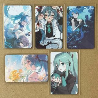 初音ミク　Photo Card　カード　５枚セット　⑧(カード)