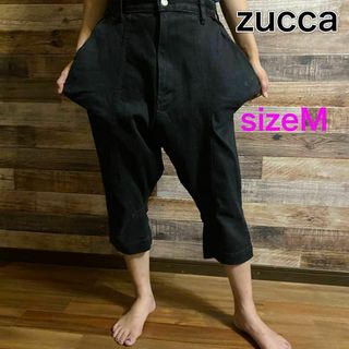 ズッカ(ZUCCa)のズッカ　zucca サルエルパンツ レディースM ブラック(サルエルパンツ)