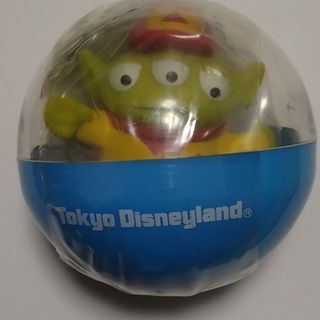 ディズニー(Disney)のリトルグリーンメン　ソフビフィギュアキーホルダー　グランドサーキットレースウェイ(キャラクターグッズ)