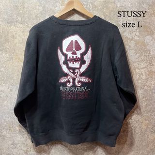 STUSSY - STUSSY ステューシー バックプリント スウェット