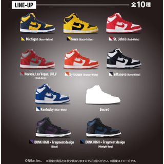 NIKE DUNK HIGH MINIATURE COLLECTION(キャラクターグッズ)