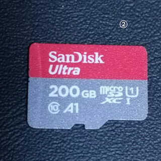 サンディスク(SanDisk)のmicro sdxc 200GB sandisk　②(その他)