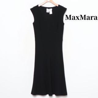 Max Mara - MaxMara マックスマーラ デザイン ワンピース ウエスト ドレス フレア