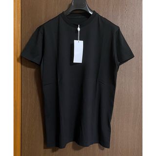 マルタンマルジェラ(Maison Martin Margiela)の黒L新品 メゾン マルジェラ レギュラー コットン ブラック Tシャツ 半袖(Tシャツ/カットソー(半袖/袖なし))