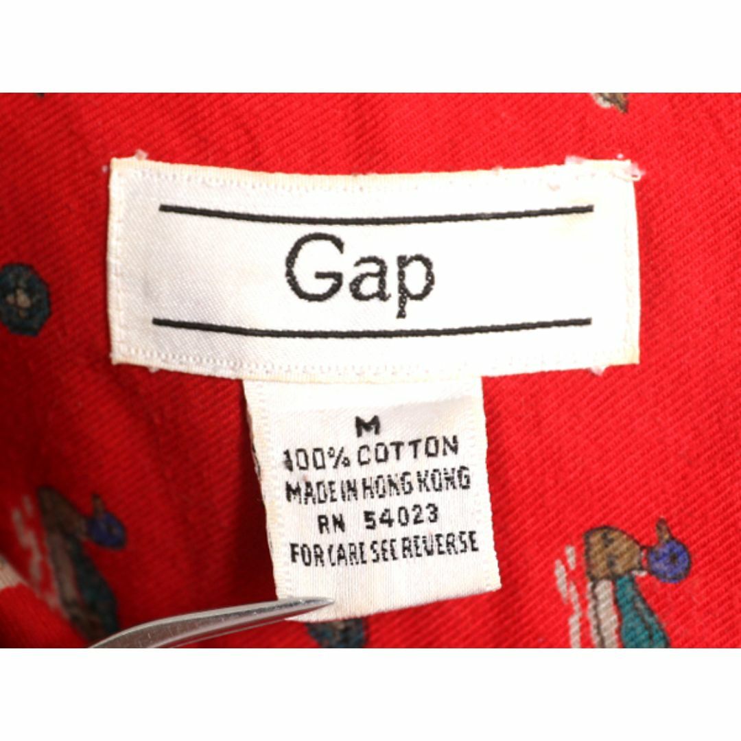 80s OLD GAP 総柄 長袖 シャツ メンズ M / 80年代 ヴィンテージ 80s OLD GAP 総柄 長袖 シャツ メンズ M / 80年代 ヴィンテージ