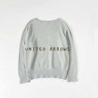 UNITED ARROWS - 定価1.7万　ユナイテッドアローズ　ラメボートネックニット　ミント.