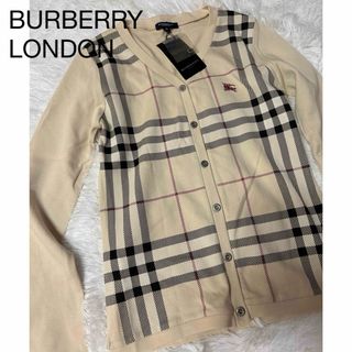 BURBERRY - 【古着】レディース　Burberry バーバリー　カーディガン　ノバチェック