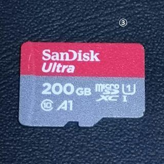 SanDisk - micro sdxc 200GB sandisk　③