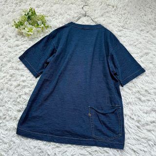 45R - 極美品 入手困難 45R 度詰天竺 908 オーシャンTシャツ インディゴ