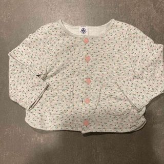 プチバトー(PETIT BATEAU)のプチバトー　カーディガン　18M(カーディガン/ボレロ)