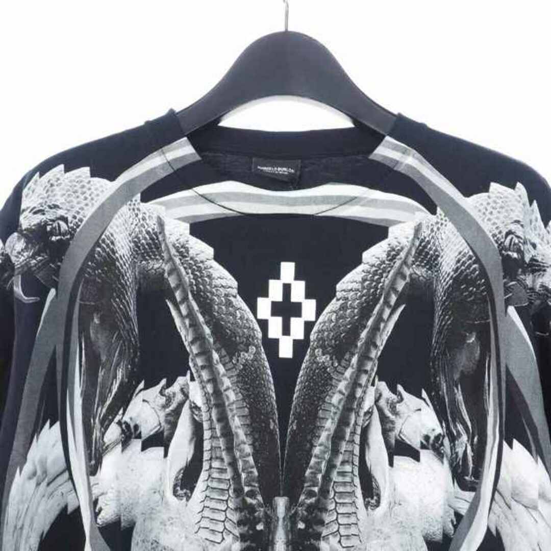 MARCELO BURLON(マルセロブロン)のマルセロバーロン マルセロブロン オーロラ Tシャツ 半袖 ロゴ S ブラック  メンズのトップス(Tシャツ/カットソー(半袖/袖なし))の商品写真