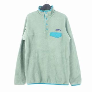 パタゴニア(patagonia)のパタゴニア スナップティー ジャケット ロゴ M グレー ブルー (その他)