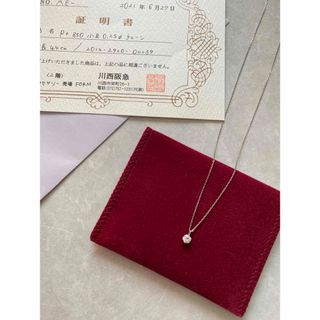 ☆1粒ダイヤモンドネックレス0.2ct☆(ネックレス)