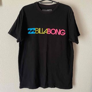 billabong - BILLABONG ロゴTシャツ　黒　メンズMサイズ  半袖Tシャツ