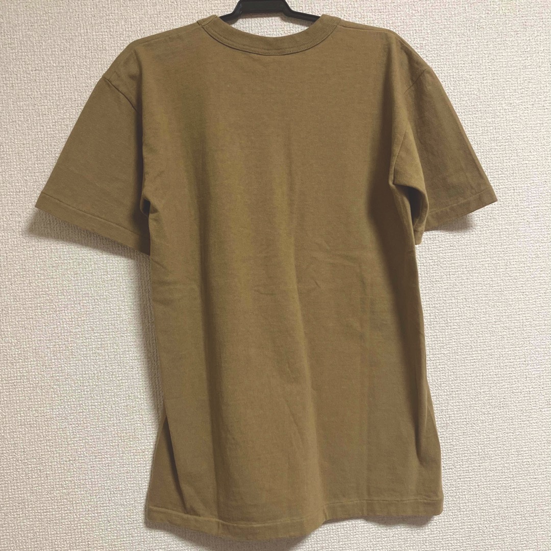 ENTRY SG(エントリーエスジー)の新品　ENTRY SG 半袖Tシャツ トップス S クルーネック 黄土色 レディースのトップス(Tシャツ(半袖/袖なし))の商品写真