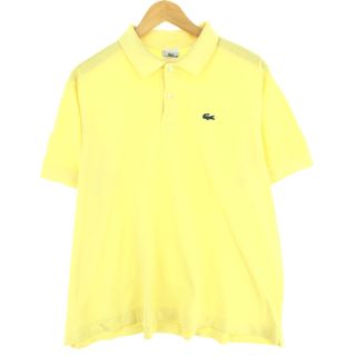 ラコステ(LACOSTE)の古着 ラコステ LACOSTE 半袖 ポロシャツ 8 メンズXXL /eaa440876(ポロシャツ)