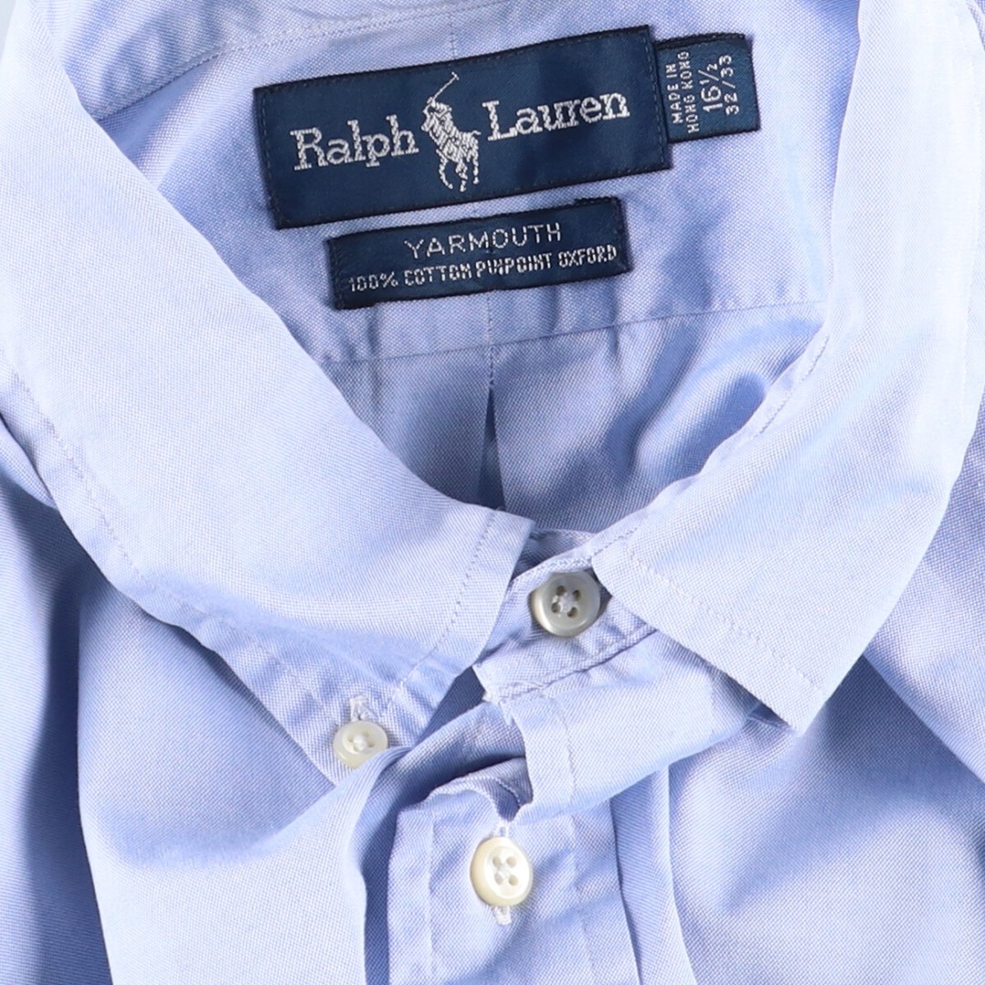 Ralph Lauren(ラルフローレン)の古着 ラルフローレン Ralph Lauren YARMOUTH 長袖 ボタンダウンシャツ メンズL /eaa442105 メンズのトップス(シャツ)の商品写真