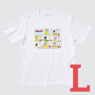 ユニクロ(UNIQLO)のユニクロ　UNIQLO スヌーピー　SNOOPY Tシャツ　トップス　L(Tシャツ(半袖/袖なし))