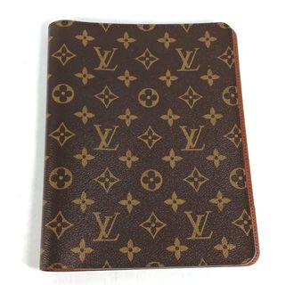 ルイヴィトン(LOUIS VUITTON)のルイヴィトン LOUIS VUITTON アジェンダ・ビューロー R20100 モノグラム 手帳カバー ステーショナリー ノートカバー モノグラムキャンバス ブラウン 美品(手帳)