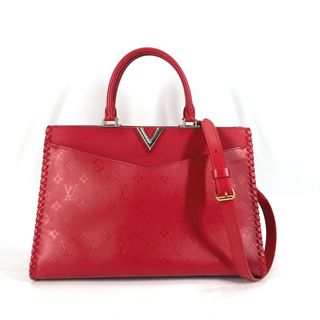 ルイヴィトン(LOUIS VUITTON)のルイヴィトン LOUIS VUITTON ヴェリージップ トート M54146 モノグラム 2WAY ハンドバッグ トートバッグ 斜め掛け ショルダーバッグ レザー ルビー レッド(ショルダーバッグ)