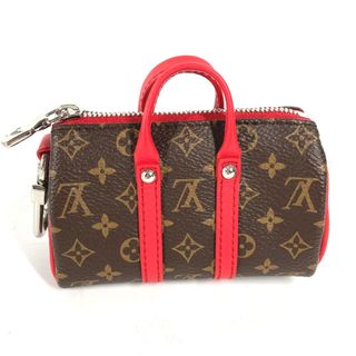 ルイヴィトン(LOUIS VUITTON)のルイヴィトン LOUIS VUITTON キーホルダー・ポーチ ミニ キーポル M01521 モノグラム バッグチャーム キーホルダー モノグラムキャンバス ルージュ ブラウン 未使用(キーホルダー)