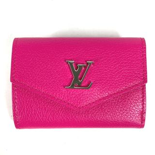 ルイヴィトン(LOUIS VUITTON)のルイヴィトン LOUIS VUITTON ポルトフォイユ ロック ミニ M81886 コンパクトウォレット 3つ折り財布 レザー ローズマイアミ ピンク 美品(財布)