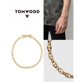 トムウッド(TOM WOOD)の新品 トムウッド ブレスレット ゴールド 7.0インチ 定価45,400円(ブレスレット/バングル)