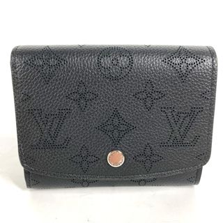 LOUIS VUITTON - ルイヴィトン LOUIS VUITTON ポルトフォイユ・イリス コンパクト M62540 モノグラムマヒナ コンパクトウォレット 2つ折り財布 モノグラムマヒナ ノワール ブラック 未使用