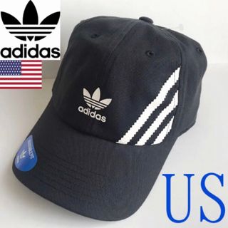 アディダス(adidas)のレア【新品】adidas USA アディダス キャップ 黒(キャップ)