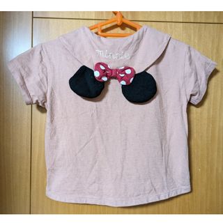 ディズニー(Disney)の110cmfutafutaミニーちゃんセーラー襟半袖Tシャツ(Tシャツ/カットソー)