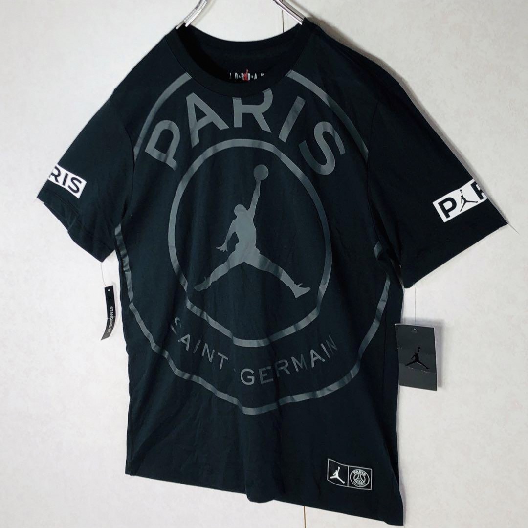 Paris Saint-Germain(パリサンジェルマン)の【新品 タグ付き】ナイキ ジョーダン パリサンジェルマン ジャンプマン コラボ メンズのトップス(Tシャツ/カットソー(半袖/袖なし))の商品写真
