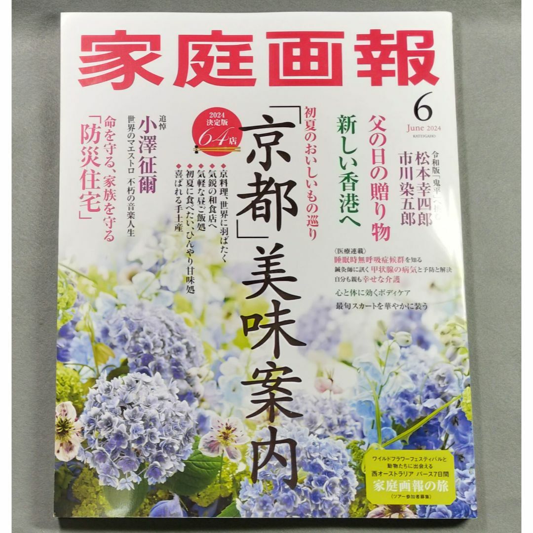 家庭画報 2024年6月号 エンタメ/ホビーの雑誌(生活/健康)の商品写真