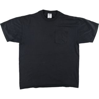 ジャージーズ(JERZEES)の古着 90年代 ジャージーズ Jerzees 無地ポケットTシャツ USA製 メンズXL ヴィンテージ /eaa445526(Tシャツ/カットソー(半袖/袖なし))