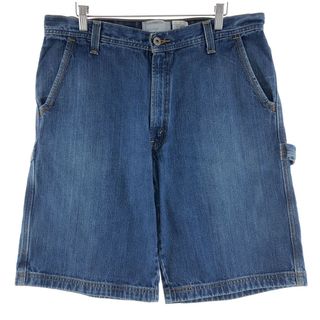 リーバイス(Levi's)の古着 リーバイス Levi's SILVER TAB シルバータブ CARPENTER デニムペインターショーツ ショートパンツ メンズw35 /eaa382320(ショートパンツ)