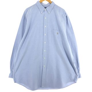 ラルフローレン(Ralph Lauren)の古着 ラルフローレン Ralph Lauren RALPH LAUREN 長袖 ボタンダウンシャツ メンズXXL /eaa443517(シャツ)