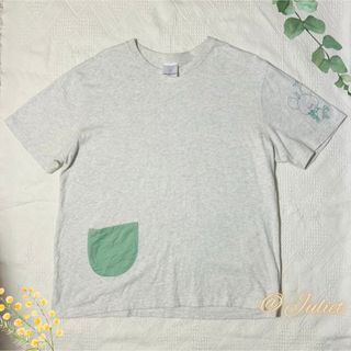 Tシャツ くまのがっこう ライトグレー ホワイト(Tシャツ(半袖/袖なし))