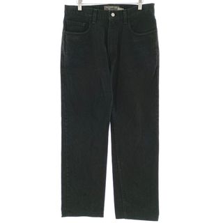 リーバイス(Levi's)の古着 00年代 リーバイス Levi's SILVER TAB シルバータブ RELAXED FIT ブラックデニム ストレートデニムパンツ USA製 メンズw34 /eaa400634(デニム/ジーンズ)