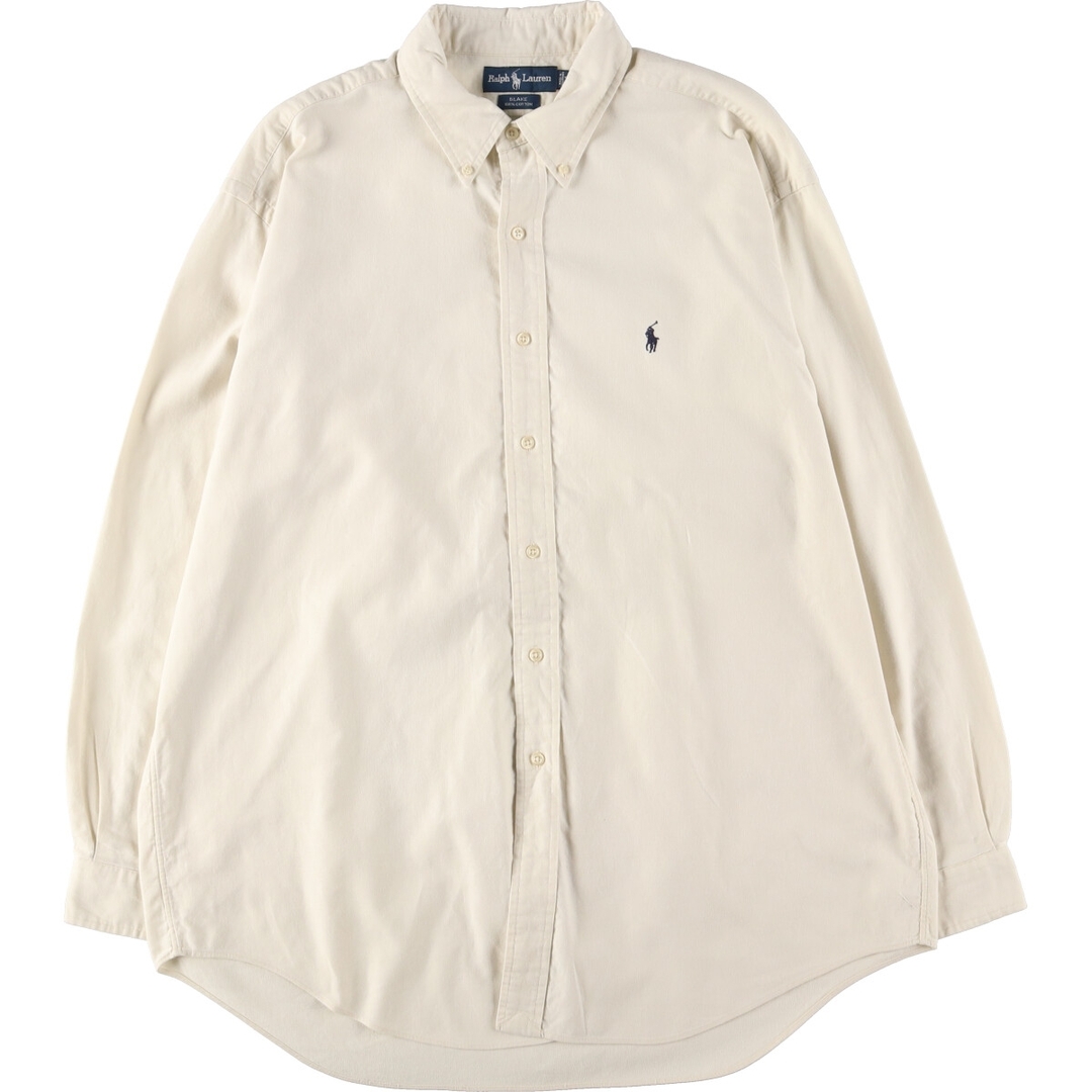 Ralph Lauren(ラルフローレン)の古着 ラルフローレン Ralph Lauren BLAKE 長袖 ボタンダウンシャツ メンズXL /eaa443512 メンズのトップス(シャツ)の商品写真