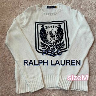 刺繍ロゴ　POLO RALPH LAUREN コットンセーター　メンズM