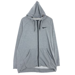 ナイキ(NIKE)の古着 ナイキ NIKE DRI-FIT スウェットフルジップパーカー メンズXL /eaa443240(スウェット)