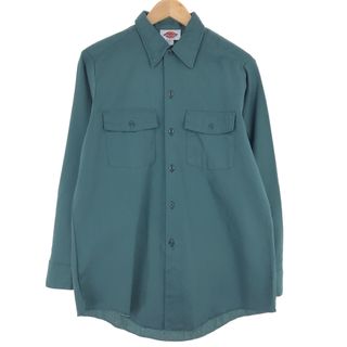 Dickies - 古着 ディッキーズ Dickies 長袖 ワークシャツ USA製 メンズM /eaa443635